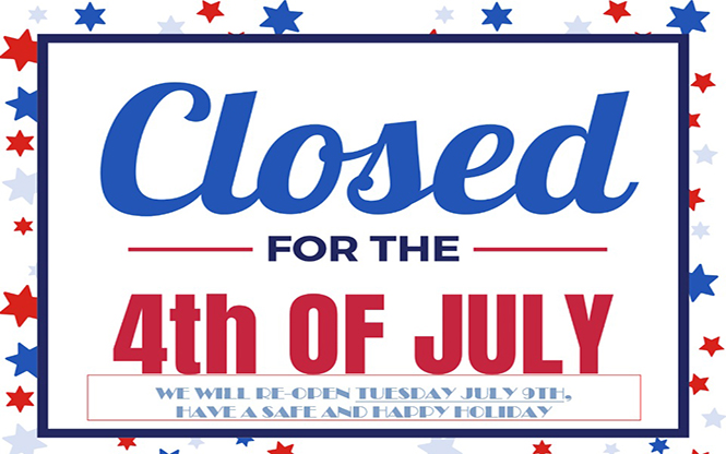 Independence day closing